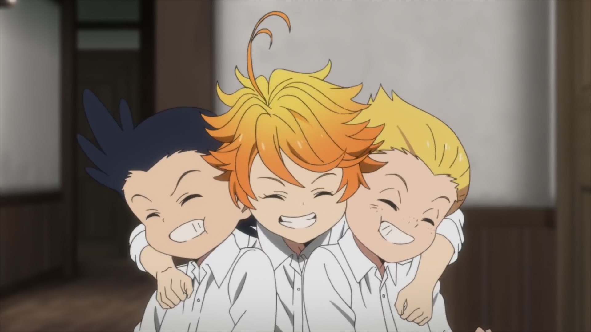 CloverWorks Global on X: This is a character design for Norman from season  1 of The Promised Neverland. Norman shows off a variety of facial  expressions, they range from being happy and